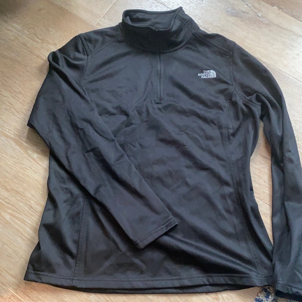Black North Face Quarter Zip